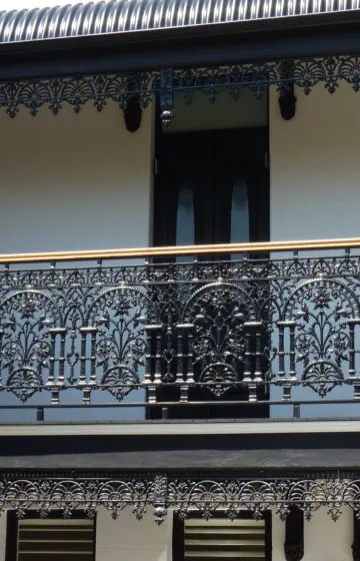 Decorative Ironwork Balustrade And Frieze