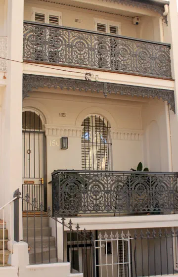 Decorative Terrace Ironwork Balustrades
