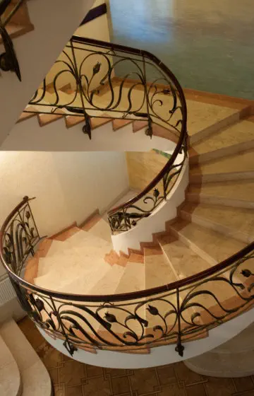 Spiral Stair Decorative Balustrade