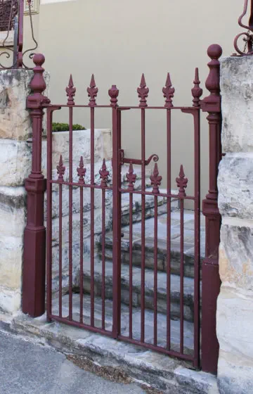 Wrought Iron Pedestrian Gate